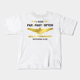 Motorcycle Goldwing Honda Nothing Else Biker Kids T-Shirt